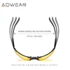 Gafas de visión nocturna de alta calidad para hombre, gafas de conducción deportivas de aluminio, gafas polarizadas de conducción nocturna, gafas de sol amarillas sin montura ► Foto 3/6