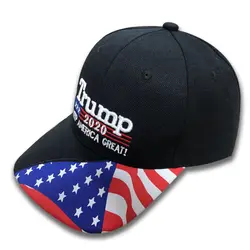 Бейсбольная кепка Дональд Трамп 2020, камуфляжная Регулируемая шапка с вышивкой, Прямая поставка
