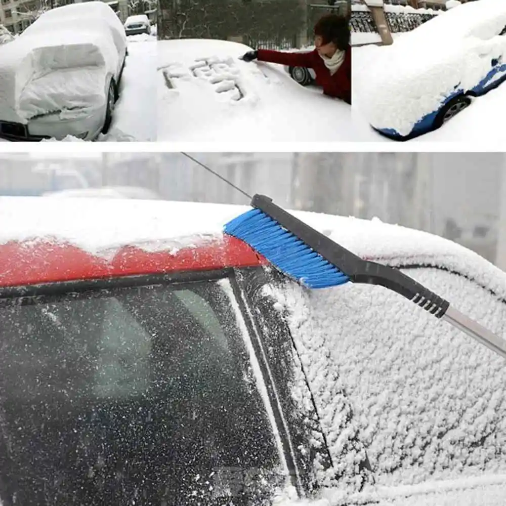 New Retractable type snow shovel car snow brushice scraper car snow