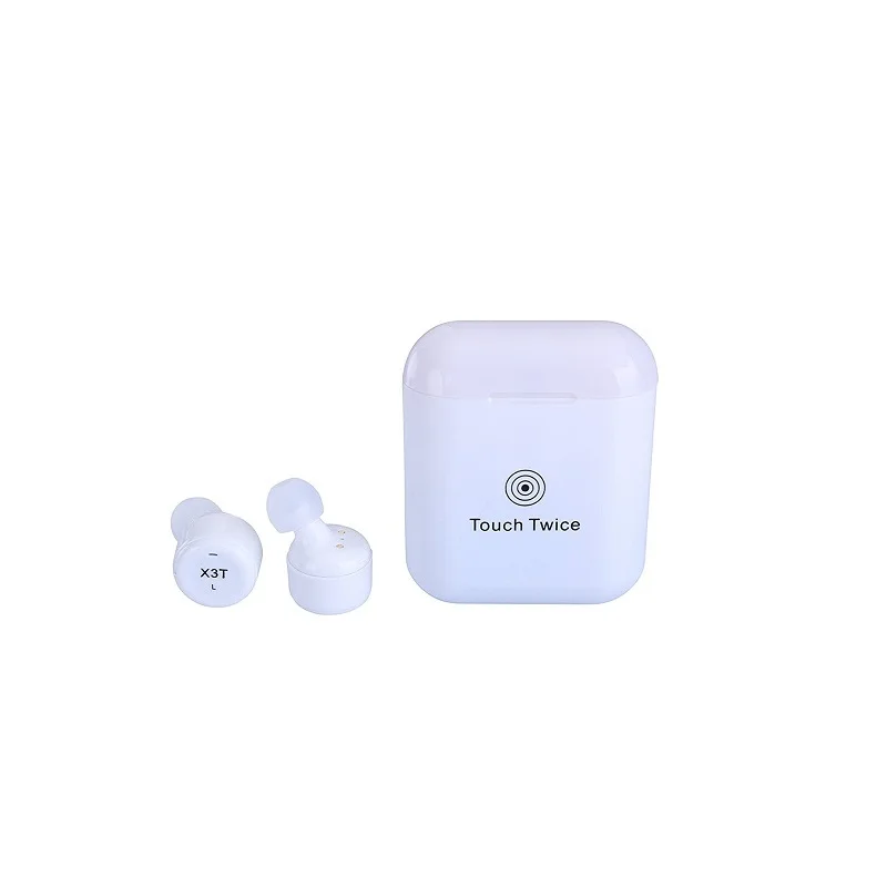 X3T bluetooth-гарнитура TWS touch CSR4.2 наушники - Цвет: Белый