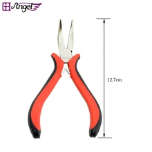 12 шт. плоскогубцы для наращивания волос с изгибом для микро колец/звеньев/бусин и перьев инструменты для наращивания волос кучерявые плоскогубцы Зажим Щипцы