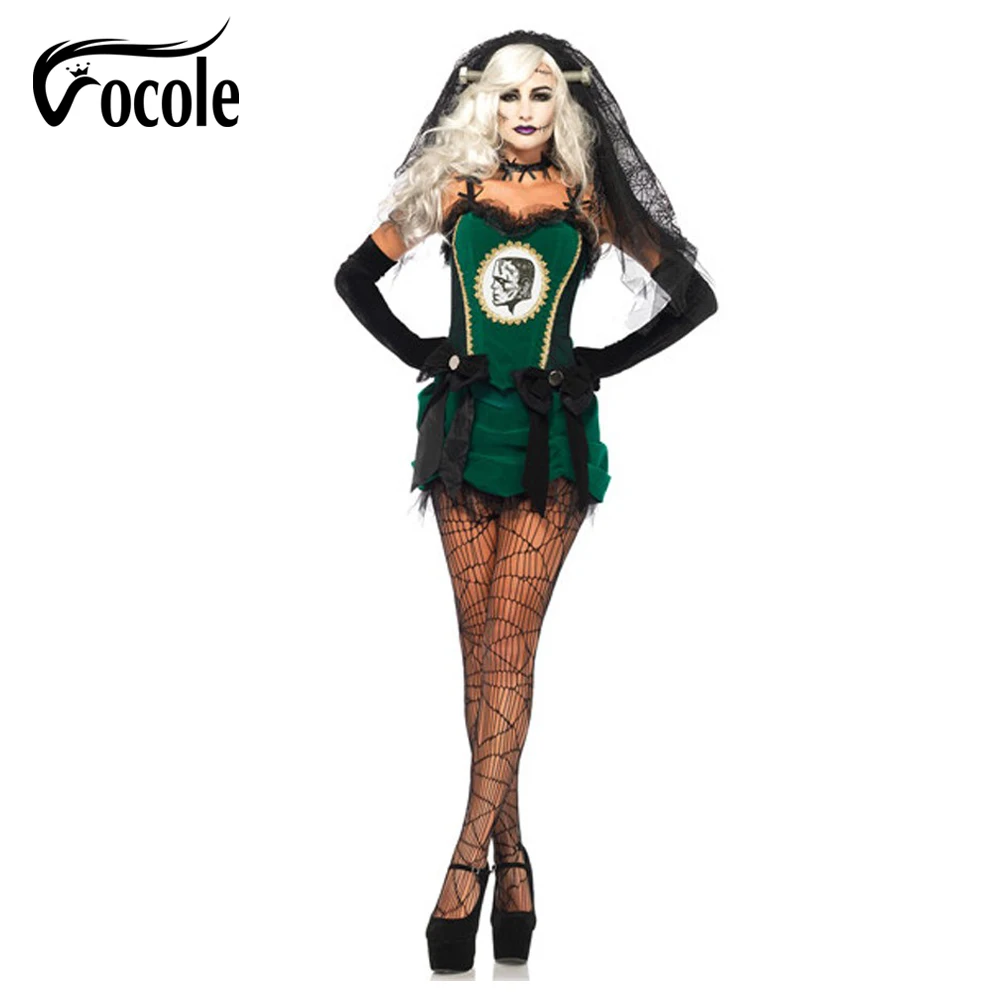 vocole ghost zombie halloween cosplay costume witch rave soul lace skeleton fancy dress woman ghost party - Raving Rabbids Halloween Costume vocole ghost zombie halloween cosplay costume witch rave soul lace skeleton fancy dress woman ghost party - Raving Rabbids Halloween Costume