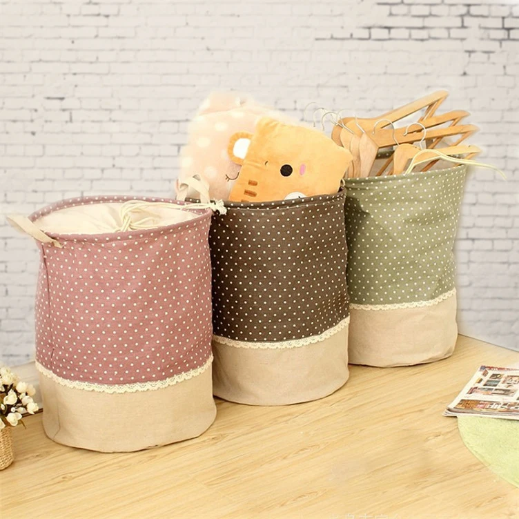 drawstring basket