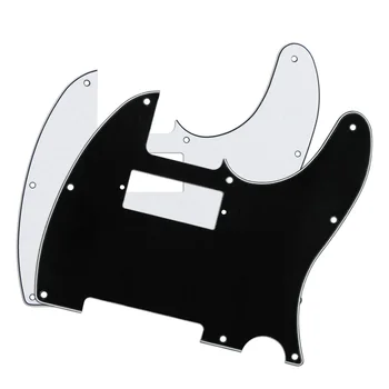 

2pcs Mixed Colors Guitar Pickguard Scratch Plate 3Ply Black/White for Tele Style Guitar Accessories