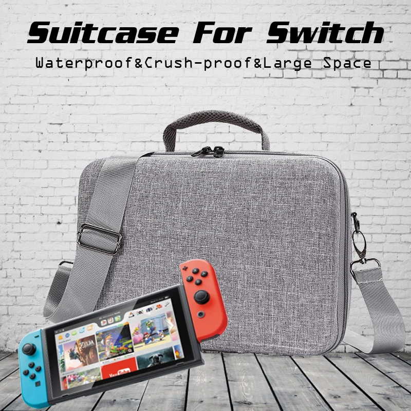

Sanchow Pouch Bag For Nintend Switch Travel Protective Storage Box Shoulder Carrying Case for Nintend Console NS suitcase