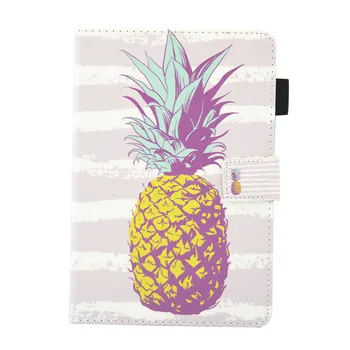 

For iPad Mini 1234 Tablet Case Flip Cover Stand Leather Wallet With Card slot Design pineapple Butterfly Unicorn Kitty