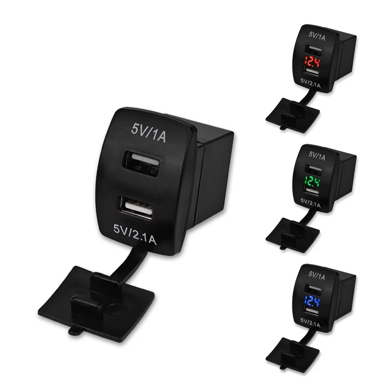 12-24V 3.1A Motorcycle Car USB Power Outlet Charger Port Socket Adapter Dual USB Port 12-24V 3.1A Motorcycle Car USB Power Outlet Charger Port Socket Adapter Dual USB Port