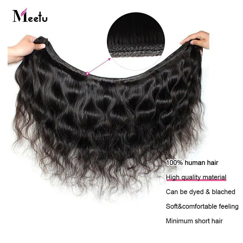 Meetu Brazilian Body Wave Hair Bundles 100% Human Hair Ombre Brazilian Hair Weave Bundles Honey Blonde Ombre Human Hair Bundles
