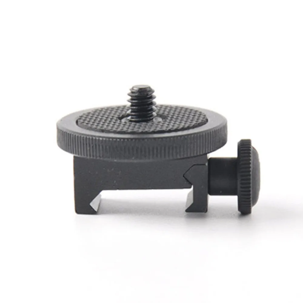 

Picatinny Side 20mm Rifle Gun Rail Tripod Mount for Sony GoPro Hero, Smartphone, DV, Xiaomi, SJCAM Action Camera Hunt Accessory