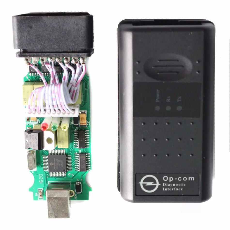 OP COM V1.59/V1.99 FW OP-COM PIC18F458 чип V5 PCB для Opel COM OPCOM OBD2 сканер диагностический инструмент