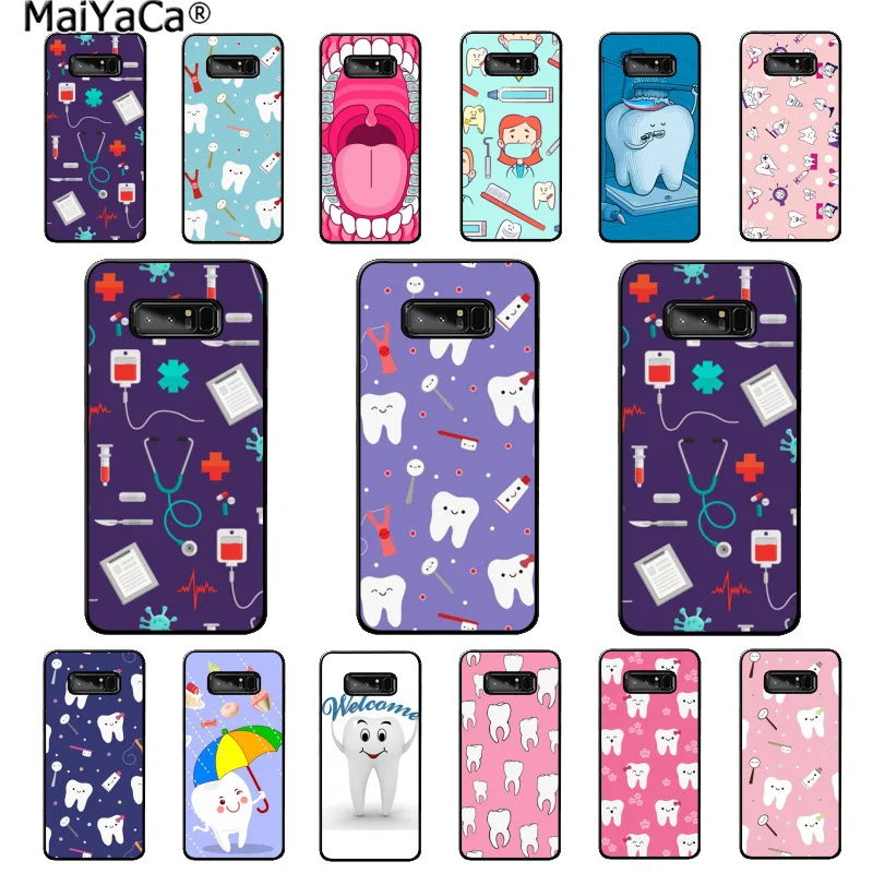 Чехол для телефона MaiYaCa Nurse Doctor Dentist Stethoscope Tooth Fundas Samsung note 3 4 5 7 8 9 Huawei P9 lite mate 20 X