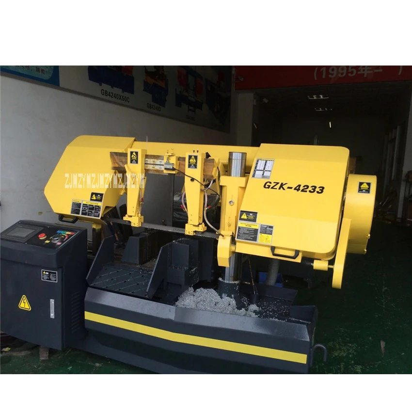 GZK-4233 Automatic Horizontal Band Sawing Machine Professional Band Saw Machine Metal Cutting Saw Machinery 220V/380V 50Hz 4KW GZK-4233 Automatic Horizontal Band Sawing Machine Professional Band Saw Machine Metal Cutting Saw Machinery 220V/380V 50Hz 4KW