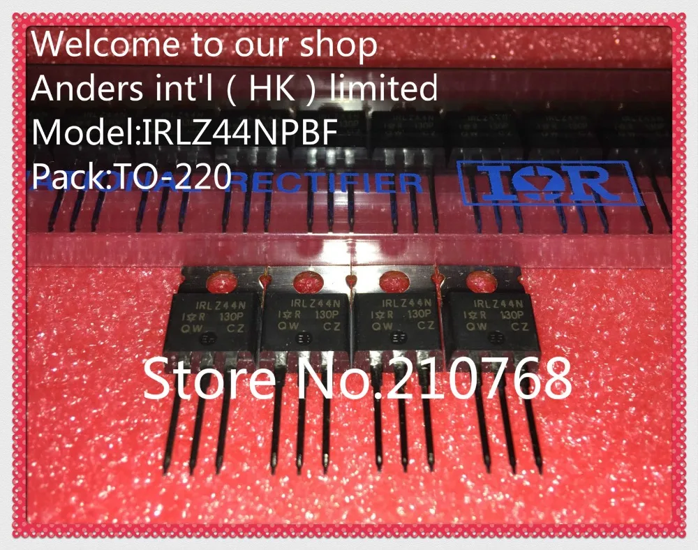 100% Новый оригинальный IRLZ44NPBF IRLZ44N IRLZ44 TO-220 | Электронные компоненты и