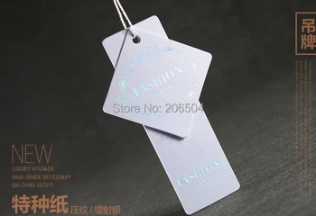 

double 11 11.11 customized/custom hang tags cloth printed hang tag hang tags labels for clothes/clothing personized dh11018
