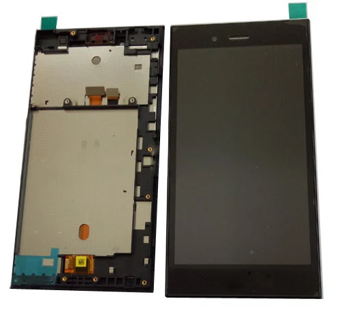 Высококачественный ЖК экран для Blackberry Z3 + сенсорный дигитайзер с рамкой в сборе