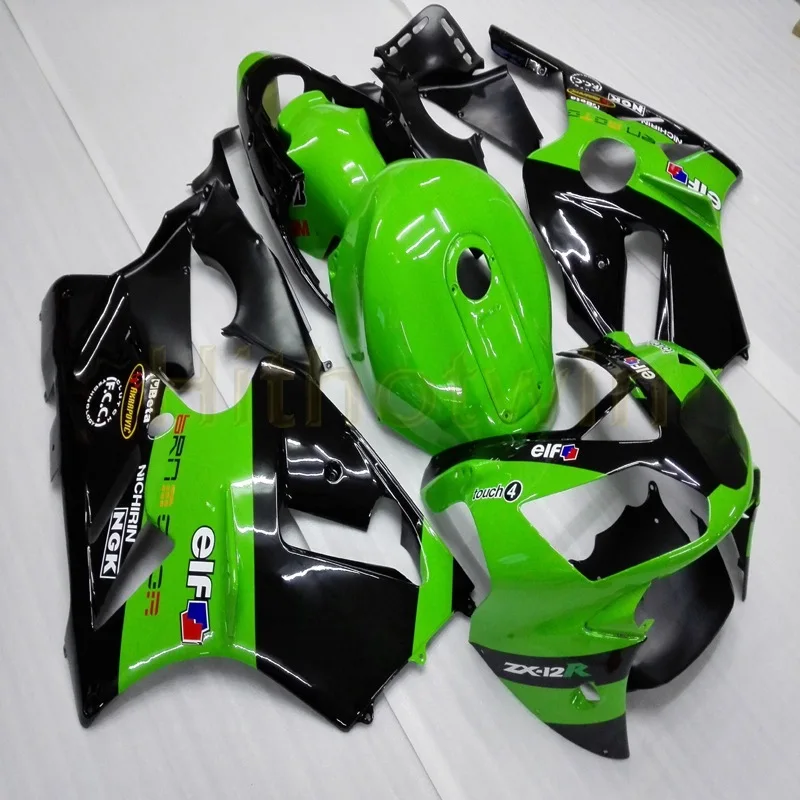 Пользовательские мотоцикла обтекателя Для ZX-12R 2002 2003 2004 2005 2006 ZX12R литья под