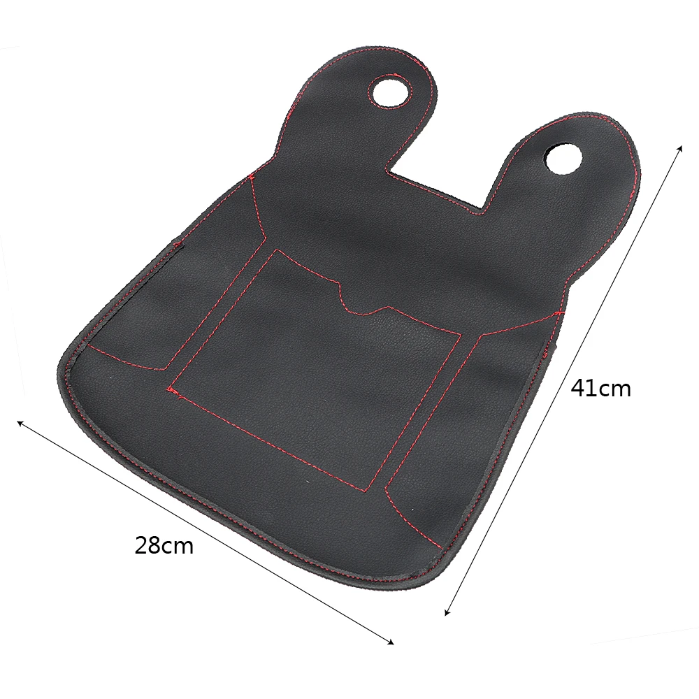 YOSOLO Mesh Car Organizer Auto Back Seat Storage Cute Cartoon PU Leather Bag Phone Tissue Holder Car-styling Car Accessories