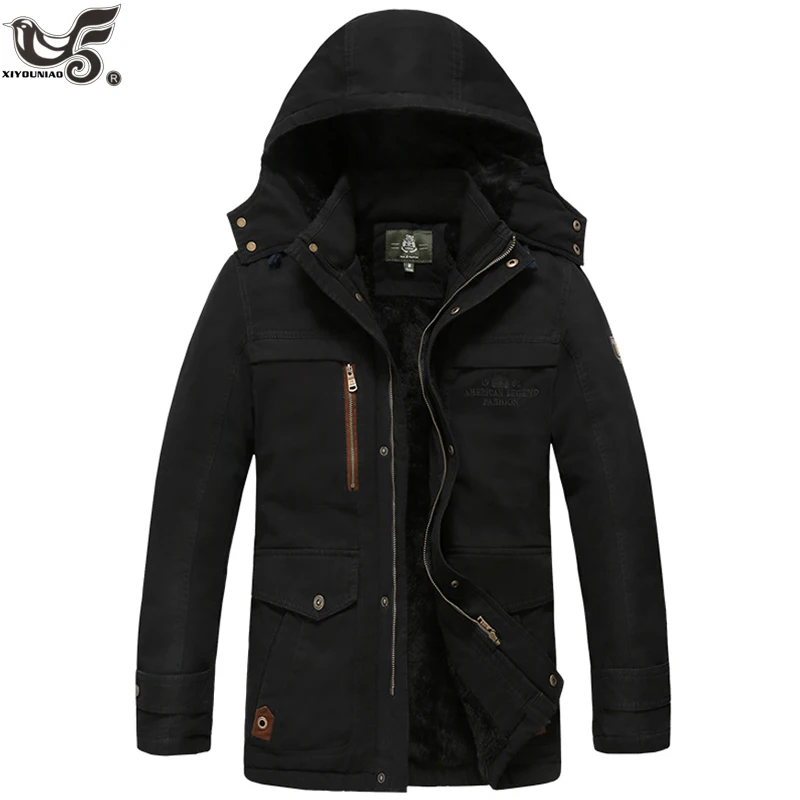 New Cotton Fur Hooded Winter Jacket men Warm Wool Liner Man Jacket and Coat Windbreaker Male Ski snow Parkas overcoat size M~5XL New Cotton Fur Hooded Winter Jacket men Warm Wool Liner Man Jacket and Coat Windbreaker Male Ski snow Parkas overcoat size M~5XL