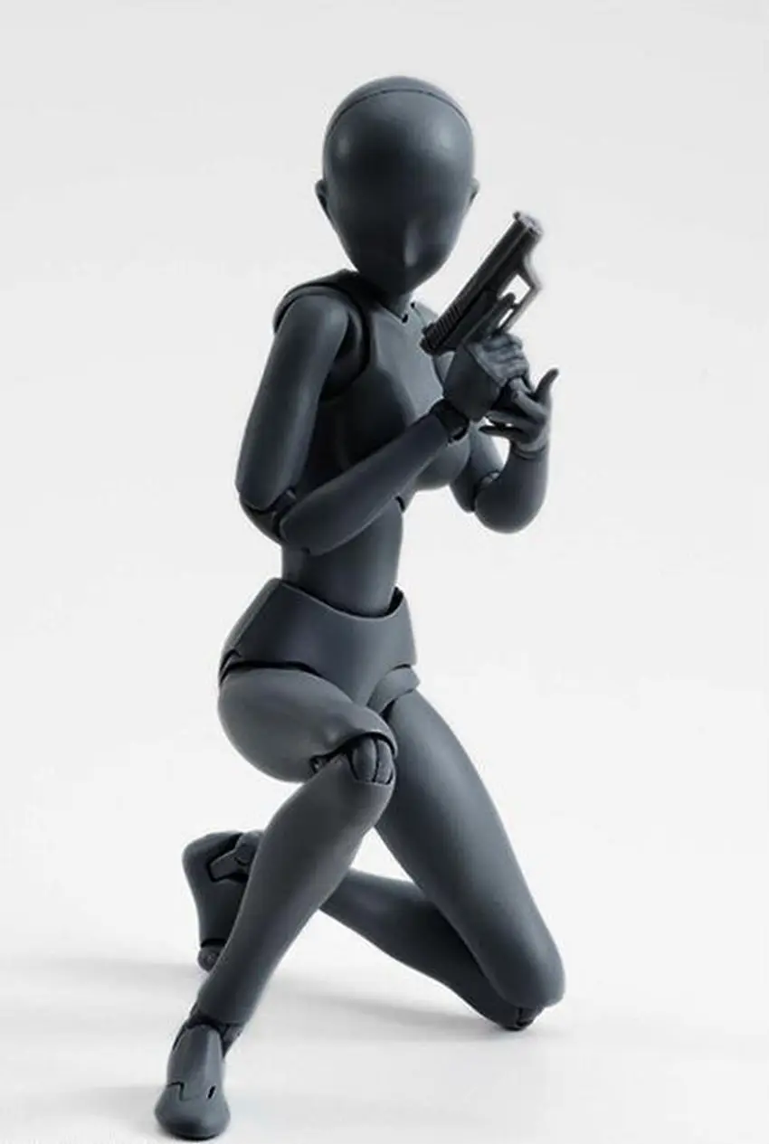 SHFiguarts BODY KUN/тело CHAN подвижное тело-тело chan-kun серый цвет Ver. ПВХ фигурка Коллекционная модель игрушки