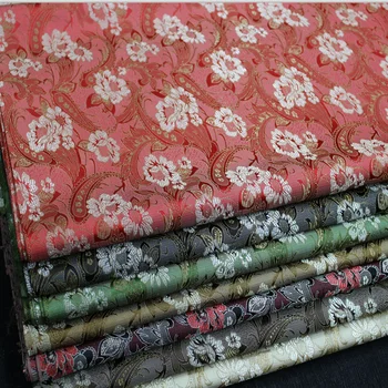 

Chinese style cheongsam EVA clothing cos Mongolian robe decoration hand-made clothing fabric jacquard brocade fabric