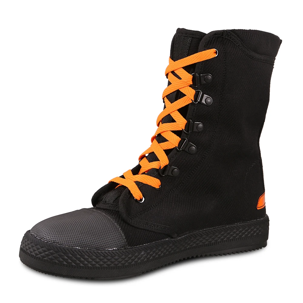 Canvas Boots Militory Boots High top Zipper Boots Canvas Shoes-in Work ...