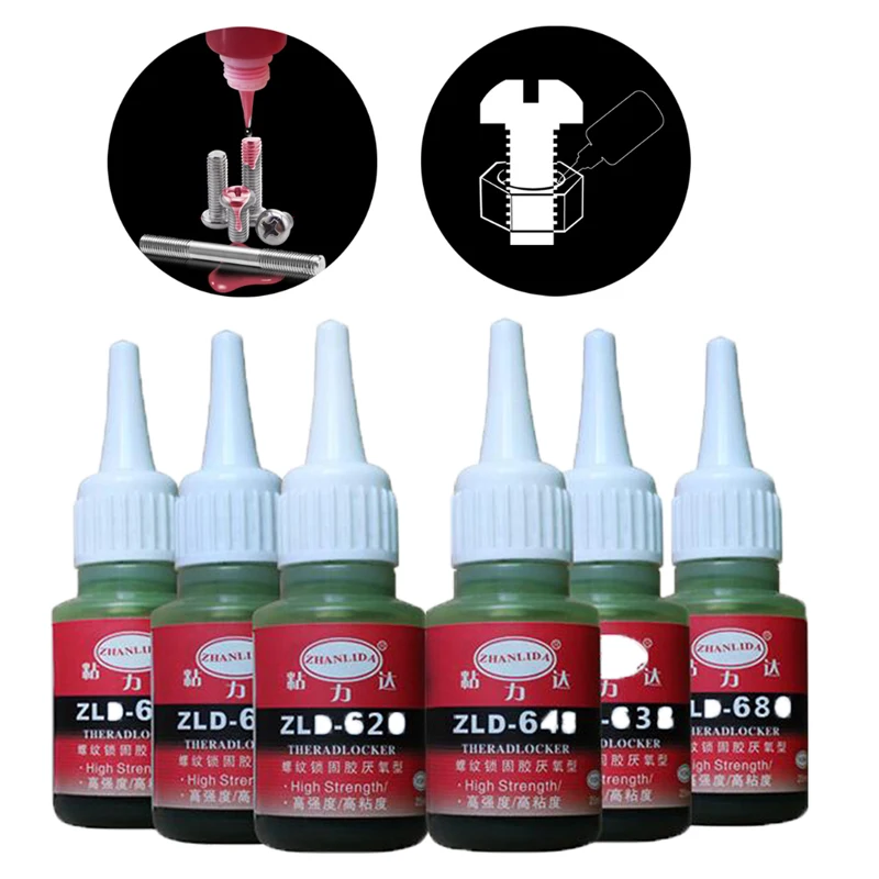 

1pc 25ml Anti Rust Fast Drying Heat-resistant Thread Locking Adhesive Anaerobic Metal Screw Lock Screw Glue Seal Up Bonding