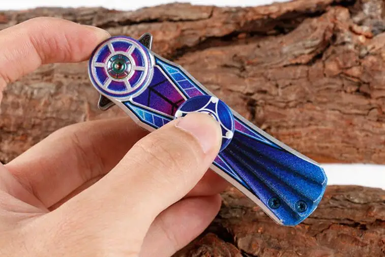 Fidget Spinner Multi-Function Portable Folding Knife Outdoor Creative Cool Hand Spinner EDC Tools Collect Saber Gift Drop shipp