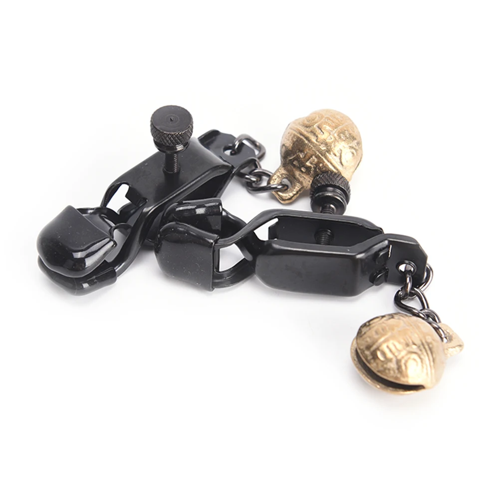 Stainless Steel Labia Clitoris Nipple Clamps Black Metal Chain Bdsm Bondage clip For Women Body Jewelry Accessories| |