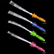 Крутой волоконный светильник для девочек принцесса фея Светодиодный Волшебная палочка мигающая игрушка вечерние игрушки для косплея оружие ручной реквизит Рождественский navidad
