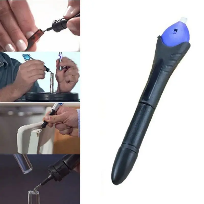 

Universal Glue Stick 5 Second Fix Drying Repair Tool Glue Super Powered Liquid Plastic Welding Compound With UV Light Laser