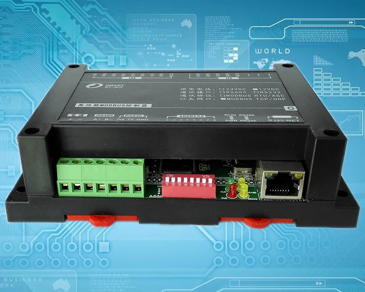 Modbus TCP Controller Ethernet High Speed Unit 8 Analog Input 4 Analog Output