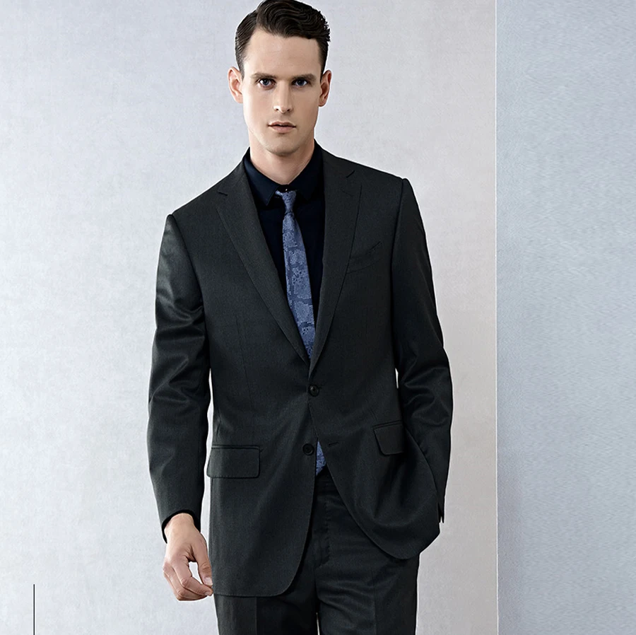 Gentleman Classic Black Slim Fit for Men Business Suit Wedding Suits Groom Designed Wedding Suit Notch Lapel 2Pcs(Jacket+Pants) Gentleman Classic Black Slim Fit for Men Business Suit Wedding Suits Groom Designed Wedding Suit Notch Lapel 2Pcs(Jacket+Pants)