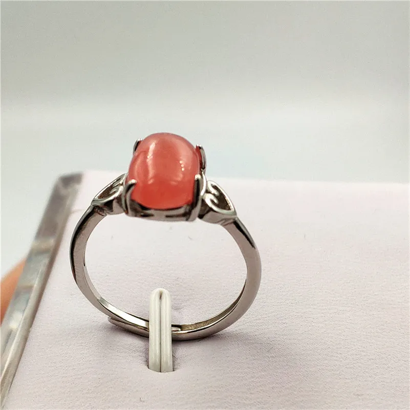 Adjustable Ring Natural Rhodochrosite (5)