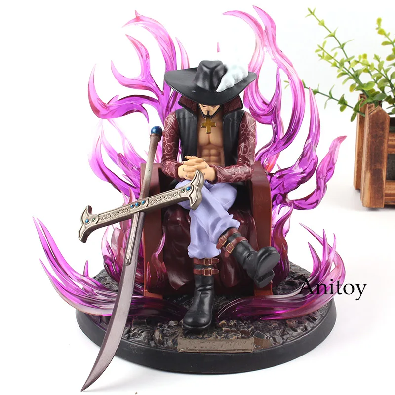 

One Piece Figure Action Dracule Mihawk One Piece Mihawk GK Figure PVC Collection Model Boys Toys