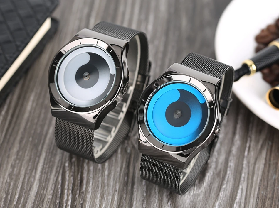 Men Creative Watches Vortex Dial Colorful Design New Arrival Quartz Wrist Watch Men Women Christmas Gift Watch Xmas Clock Relos (13)
