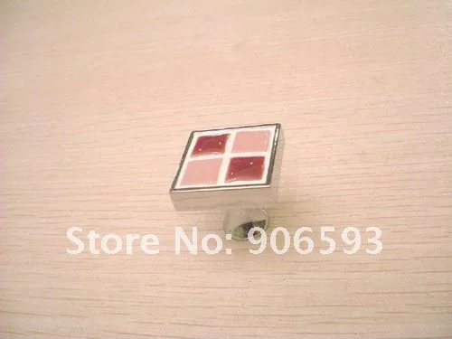 

24pcs lot free shipping Wine red mosaic porcelain decorative drawer knobs