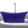 1750x750x680mm New Design Resin Acrylic Bathtub Colored Freestanding Artificial Stone Rectangular Bathroom Tub RS6520-1A 2