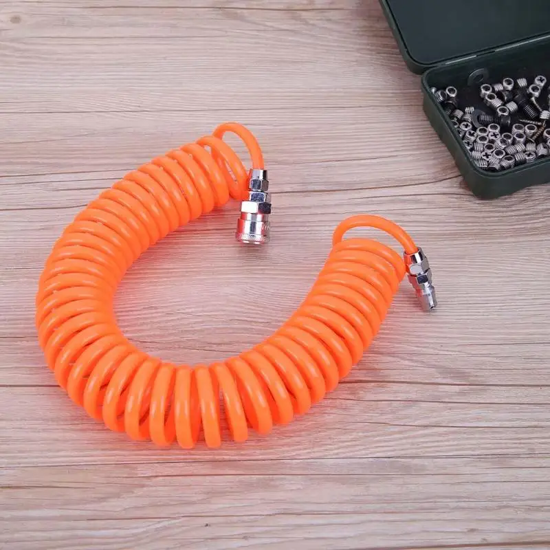 

6m/9m Polyurethane PU Air Compressor Hose Tube Pneumatic Hose Pipe for Compressor Air Tool PP20 + SP20 Type Household Tools