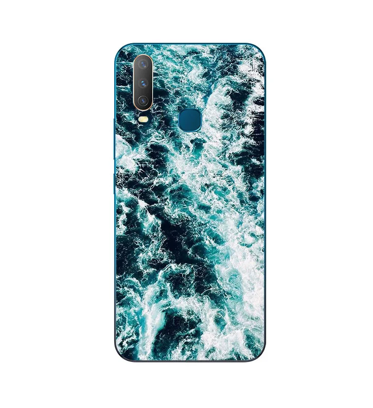 Чехол для VIVO Y17 силиконовый чехол с 3D принтом мягкий ТПУ 1902 Y 17 Y15 2019 Прозрачный
