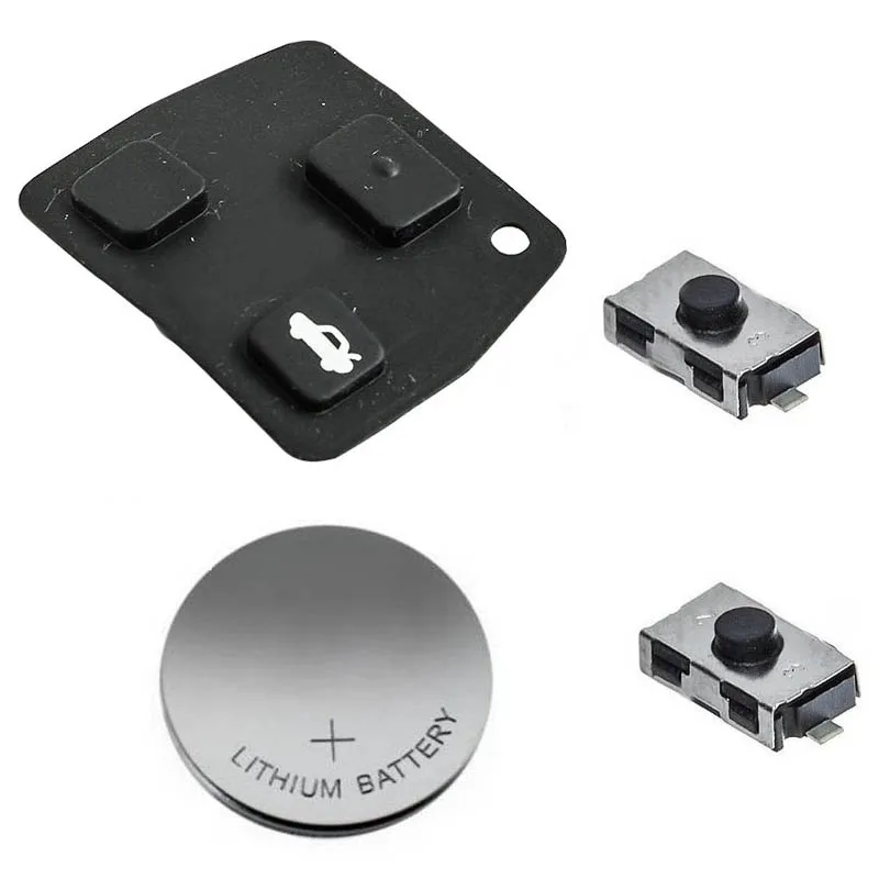 

Replacements Car Key Shell Auto Accessories For Toyota Plastic Car Key Cover Replacements Refit Key Case With Battery