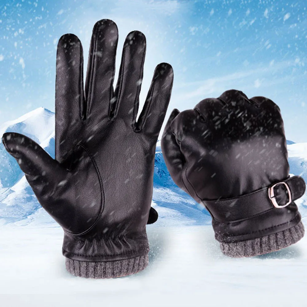 Перчатки guantes luvas мужские зимние теплые мотоциклетные лыжные снежные сноубордические перчатки из искусственной кожи зимние перчатки