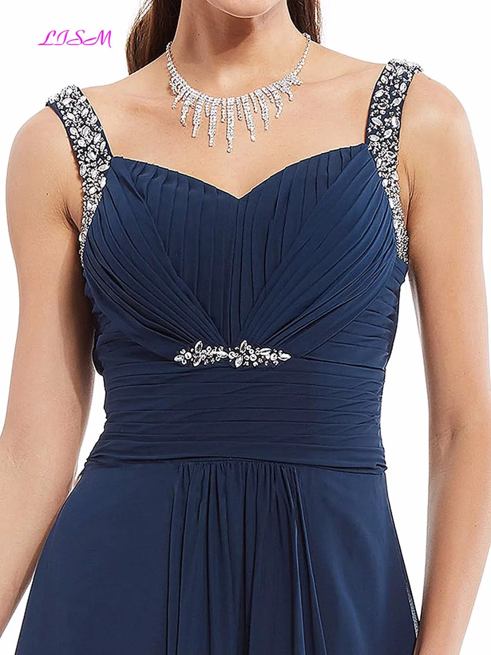 Elegant Chiffon Long Women Evening Dress Sweetheart Straps Ruffled Party Gowns Gorgeous Formal Dresses vestido longo festa Elegant Chiffon Long Women Evening Dress Sweetheart Straps Ruffled Party Gowns Gorgeous Formal Dresses vestido longo festa