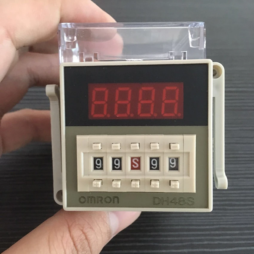 O111ROM DH48S-2ZH LCD Digital Time Relay Module 8 Pin Timer Delay Device 0.01S-99H99M,for Clear and Accurate Timing Timer Delay Relay 380VAC O111ROM DH48S-2ZH LCD Digital Time Relay Module 8 Pin Timer Delay Device 0.01S-99H99M,for Clear and Accurate Timing Timer Delay Relay 380VAC