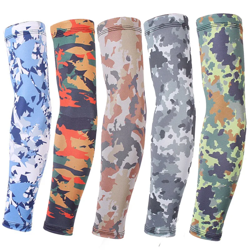 C&Fung 10pairs UV Protection Arm Sleeve Cover camo design Arm Warmer