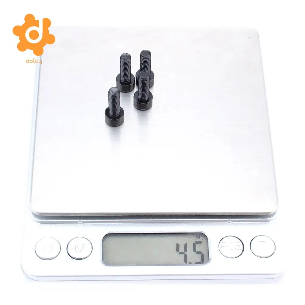 4Pcs Water Bottle Cage Screws Aluminum Alloy Bike Holder Screws for water cage Enhancement Bicycle Water Bottle Accessories