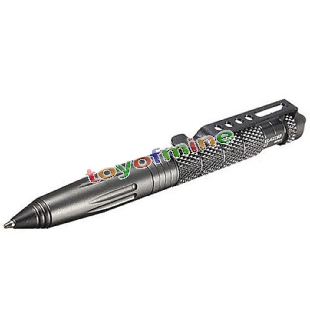 Aviation Aluminum  Tactical Pen Glass Breaker Tool Durable Gray XI 