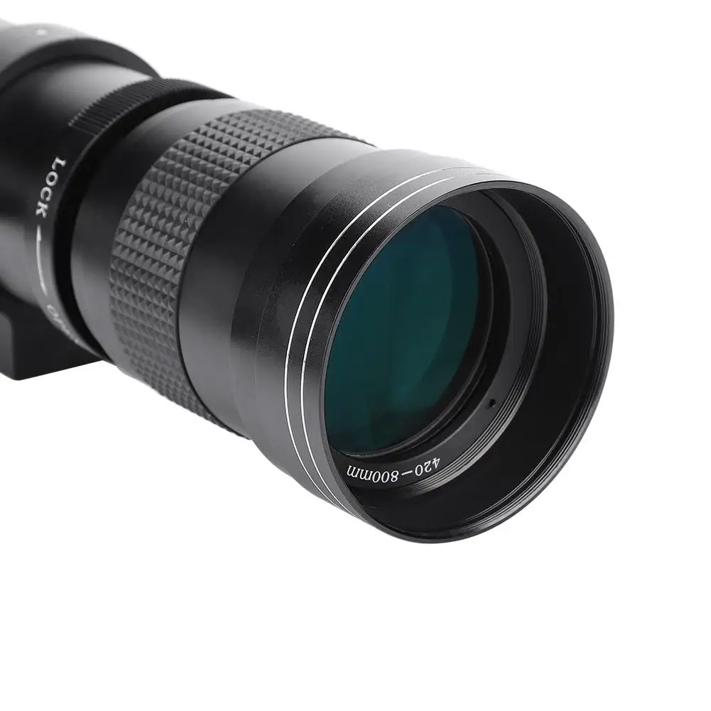 Сумка для камеры 420-800 мм F/8,3-16 телеобъектив ручной зум-объектив для Canon для Nikon для sony для Pentax DSLR камеры mochila dslr