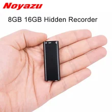 Noyazu профессиональный мини-диктофон 8 Гб диктофон маленький цифровой аудио рекордер USB флэш-накопитель gravador de voz mp3-плеер
