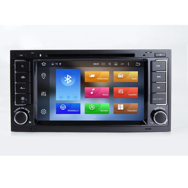Clearance HIFIF Android 8.0 Two Din 7 Inch Car DVD Player For Touareg/T5 Volkswagen With Dual Channel Canbus 3G/4G Wifi GPS Navigation BT 1