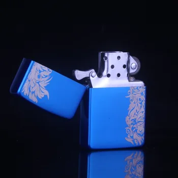 

30 pieces / lot Stainless Steel Kerosene Lighter Gasoline Windproof Refillable Cigarette Metal Retro Men Gadgets Bar Lighters